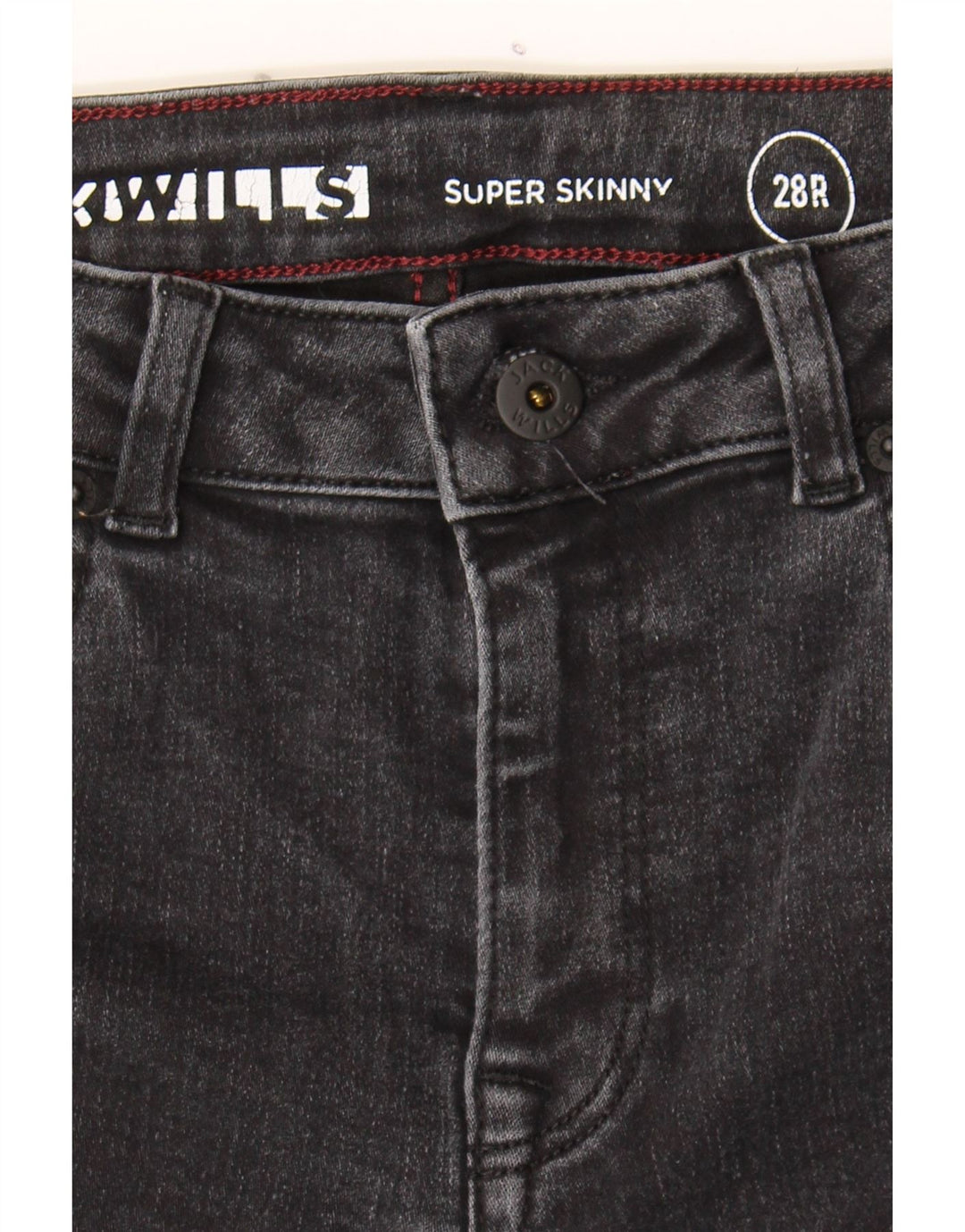 JACK WILLS Womens Super Skinny Jeans W28 L29 Black Vintage Jack Wills and Second-Hand Jack Wills from Messina Hembry 