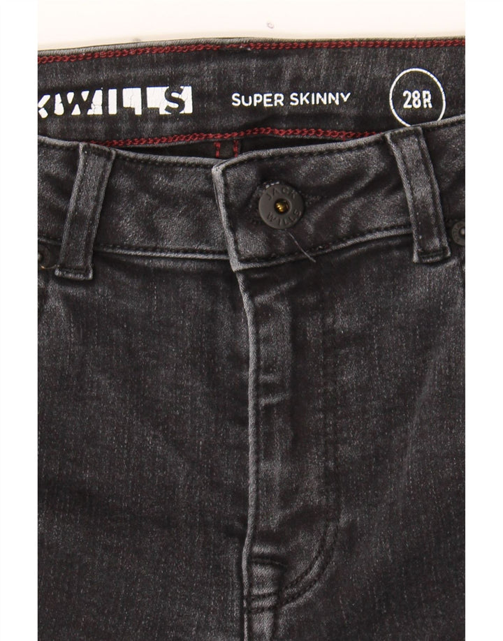 JACK WILLS Womens Super Skinny Jeans W28 L29 Black Vintage Jack Wills and Second-Hand Jack Wills from Messina Hembry 
