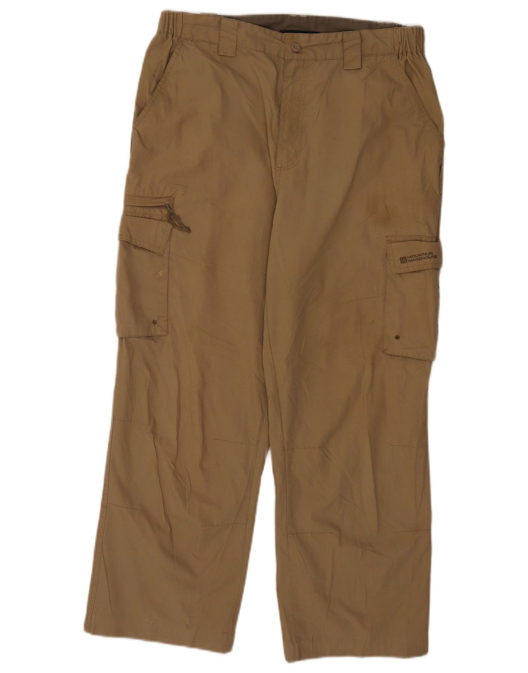 Pantaloni cargo dritti da uomo Mountain Warehouse W34 L26 Poliestere beige