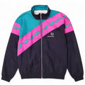 Sergio Tacchini Mens Tracksuit Top Jacket IT 46 Small Navy Blue Colourblock