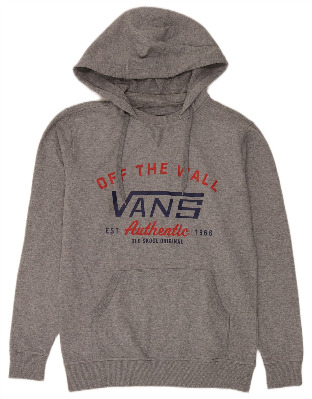 Felpa con cappuccio grafica da uomo Vans XS grigia