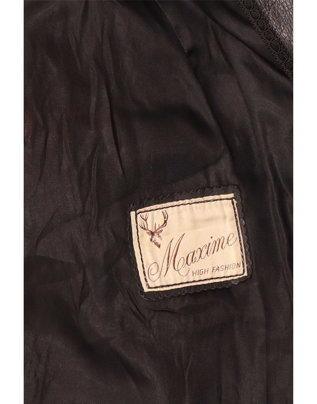 Giacca in pelle da donna Maxime UK 14 media nera