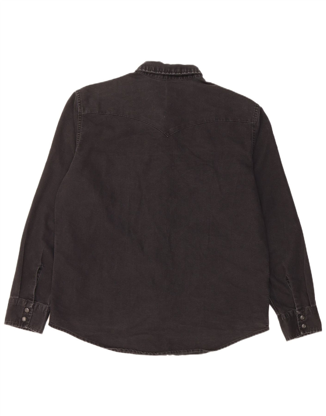 LEVI'S Camicia di jeans standard da uomo di grandi dimensioni in cotone nero