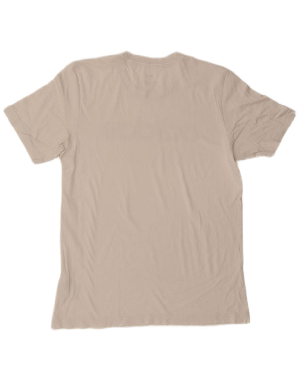 T-shirt grafica da uomo Adidas Top in cotone bianco medio