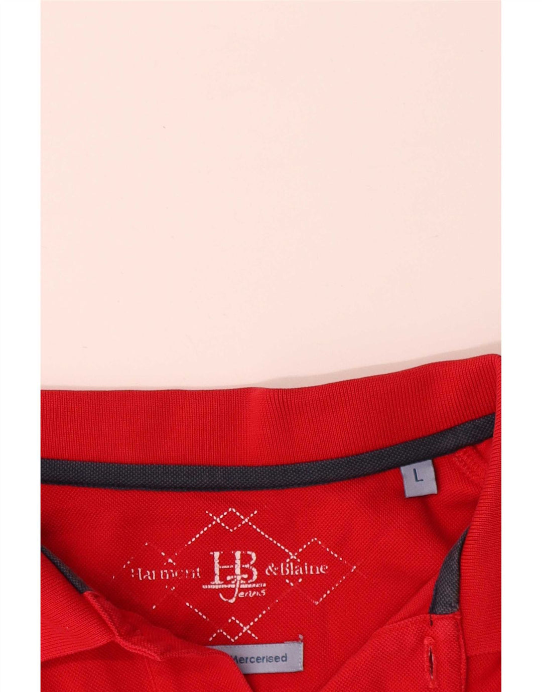 Polo da uomo Harmont & Blaine grande rosso cotone