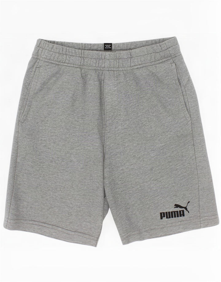 Pantaloncini sportivi Puma da ragazzo 13-14 anni in cotone grigio