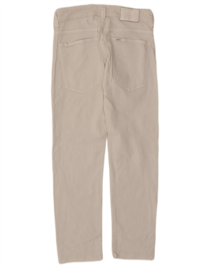 Jeans LEE Powell Slim da donna W32 L27 in cotone bianco sporco