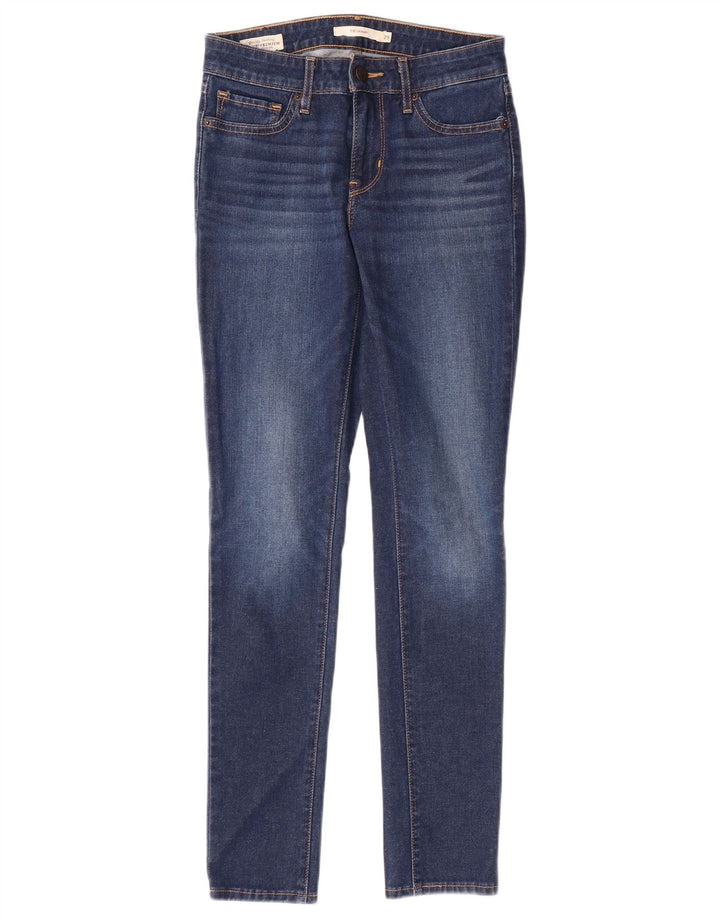 LEVI'S Jeans skinny 711 da donna W25 L28 cotone blu