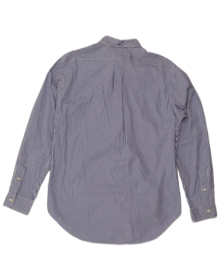 Camicia Ralph Lauren da uomo dalla vestibilità classica, gessato blu medio