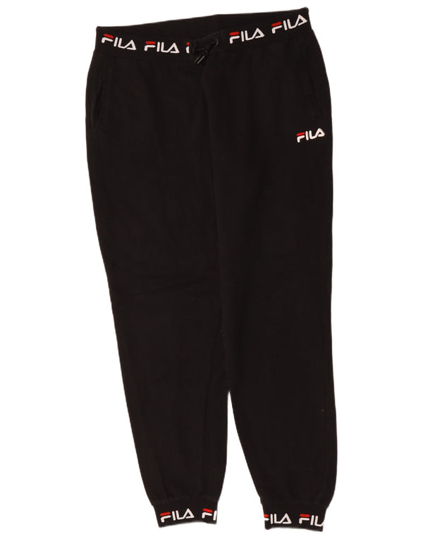 Pantaloni da tuta con grafica da donna Fila Joggers UK 18 XL cotone nero