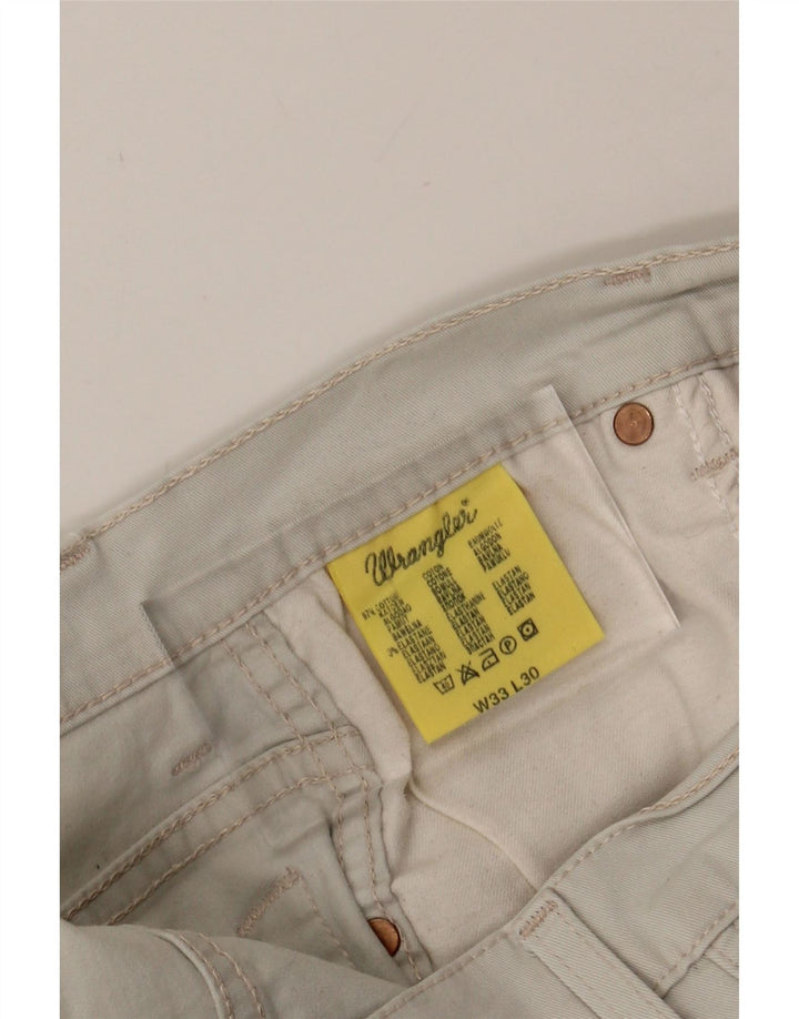 WRANGLER Mens Straight Jeans W33 L30 Grey Cotton Vintage Wrangler and Second-Hand Wrangler from Messina Hembry 