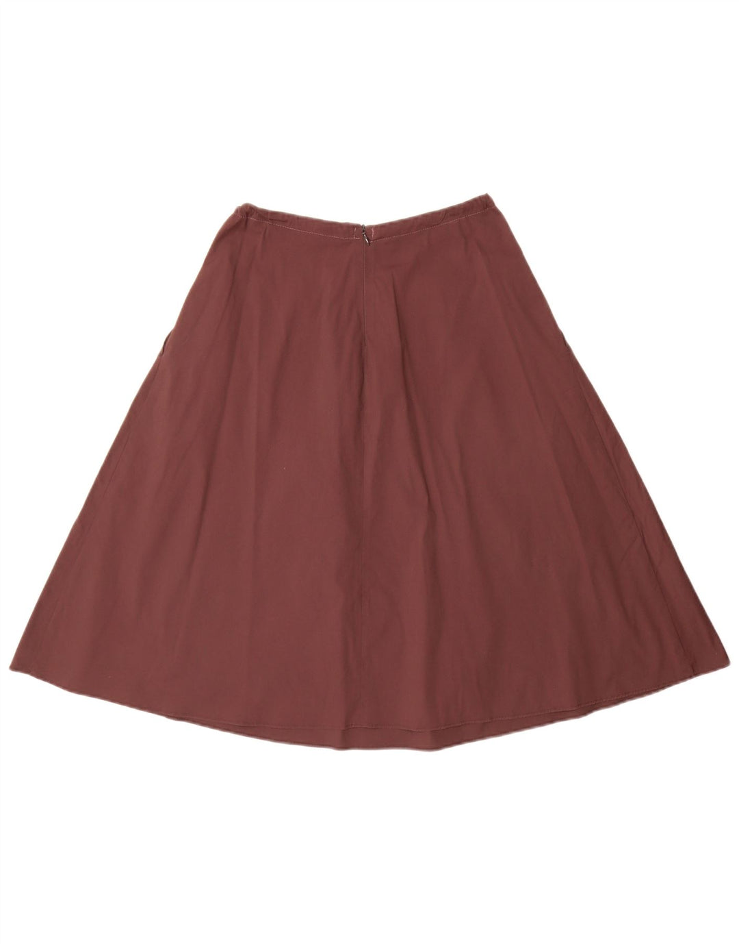 Gonna a pieghe vintage da donna W26 piccola marrone