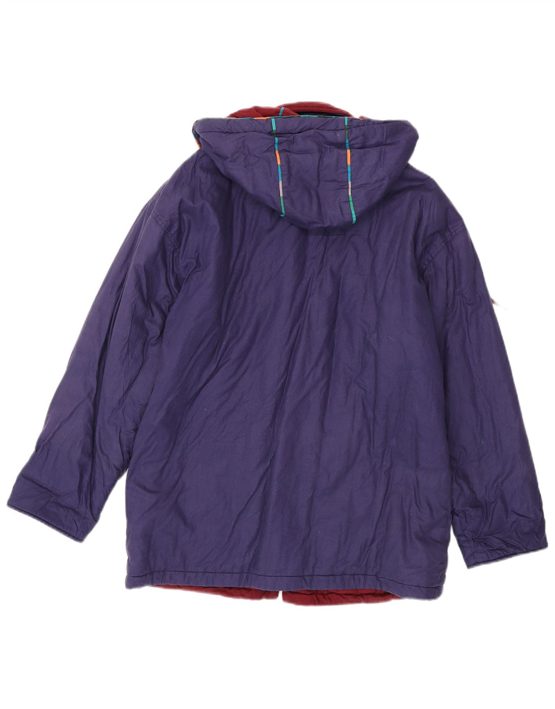 DW-Shop Giacca a vento oversize con cappuccio da donna EU 36 piccolo viola