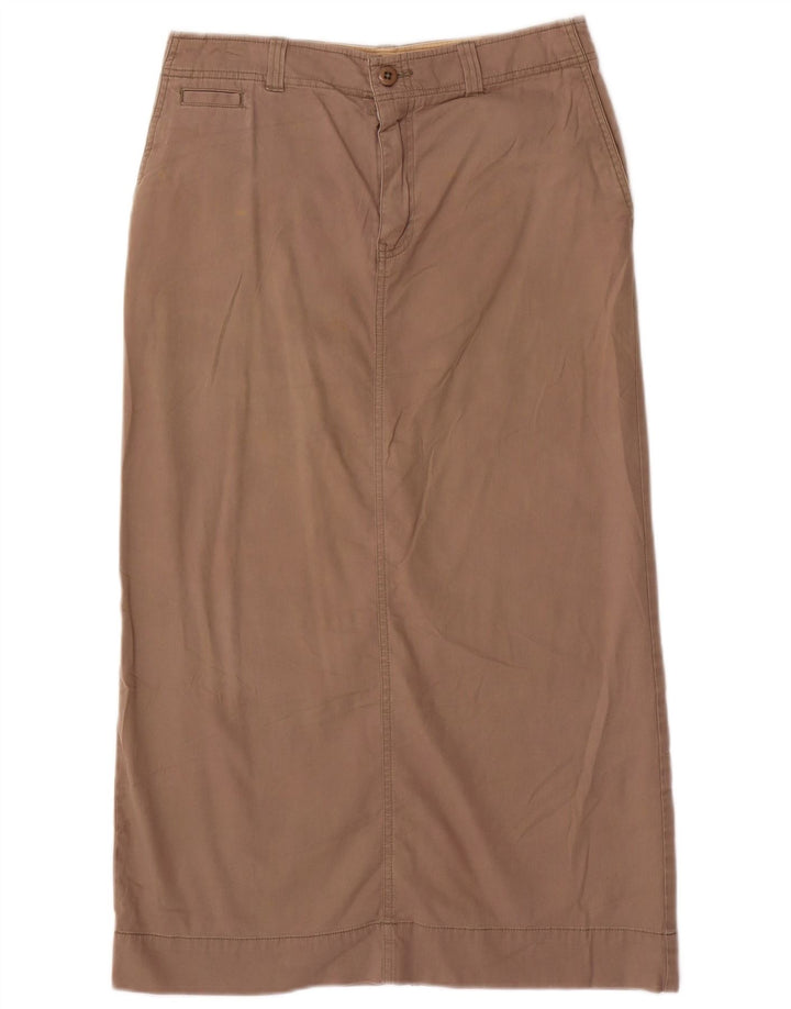 Gonna dritta da donna EDDIE BAUER US 8 media W30 cotone grigio