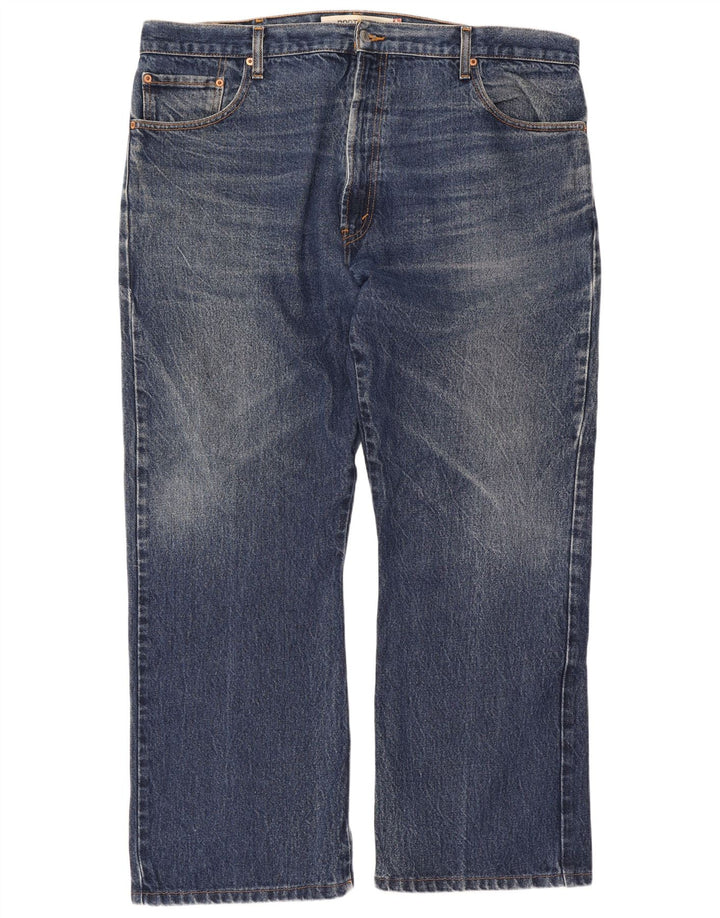 Levi's Uomo 517 Jeans Bootcut W42 L32 Cotone Blu