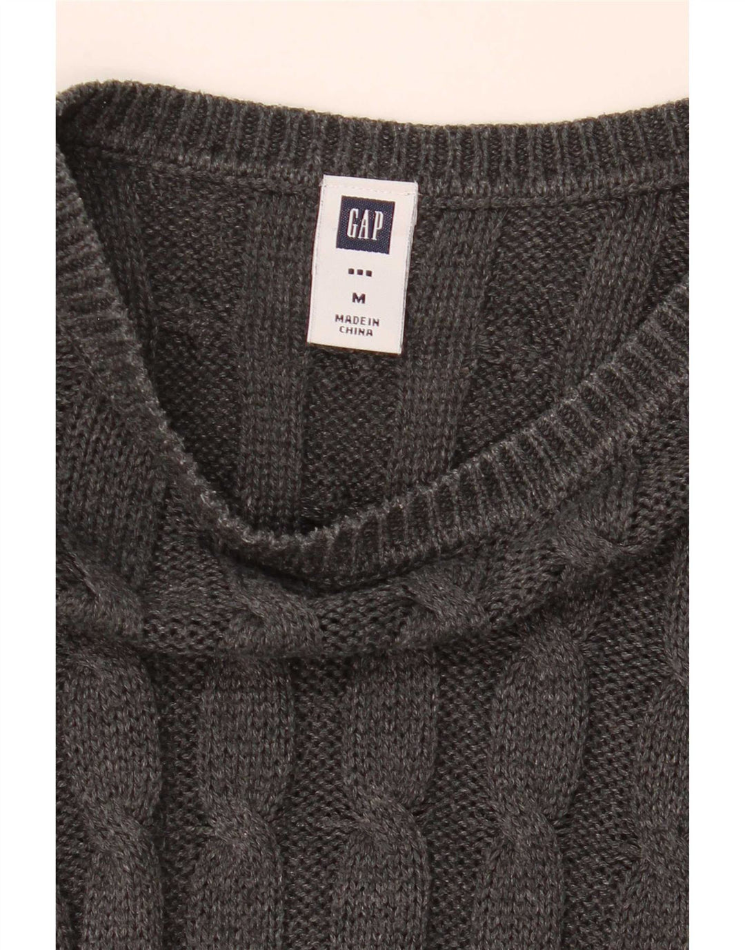 Maglione maglione con scollo a barca da donna Gap UK 14 Grigio medio
