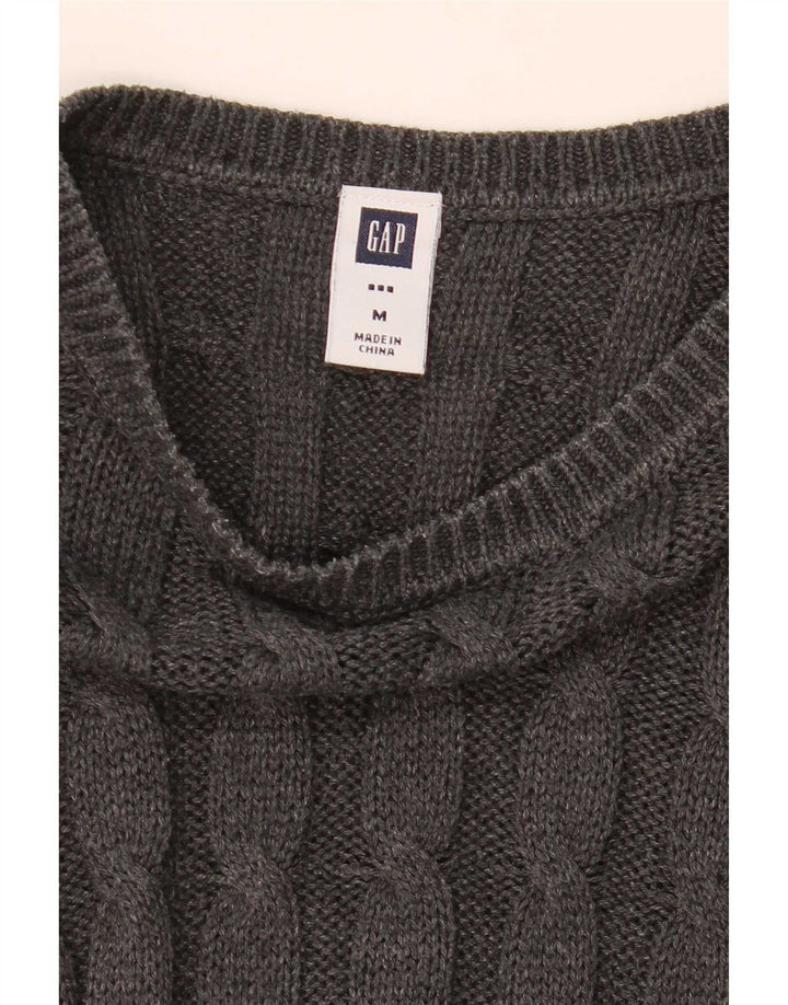 Maglione maglione con scollo a barca da donna Gap UK 14 Grigio medio