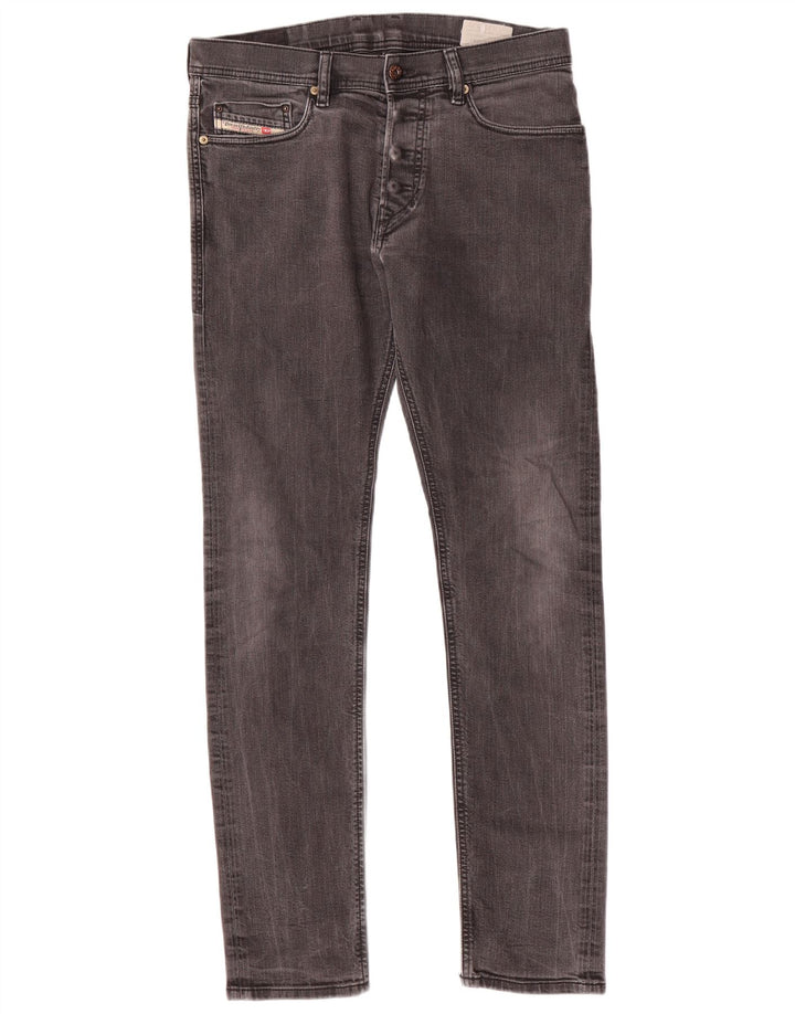 Diesel Uomo Tepphar Slim Jeans W30 L31 Cotone Grigio