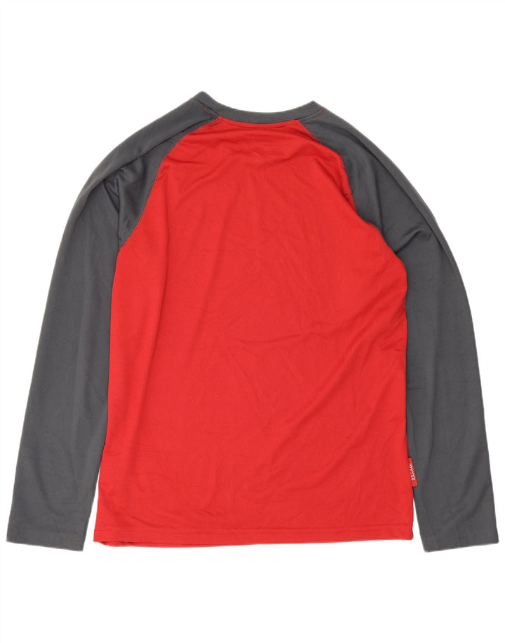Mountain Warehouse Maglia IsoCool da uomo a maniche lunghe, colore rosso medio
