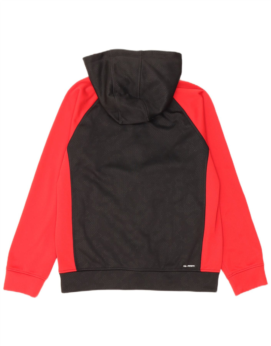 Maglione con cappuccio e zip ADIDAS Climawarm da bambino 14-15 anni, grande, nero