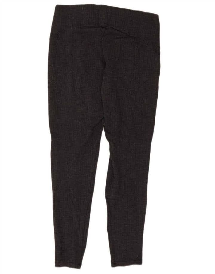 Leggings da donna Marks & Spencer UK 14 Large in viscosa nera a spina di pesce