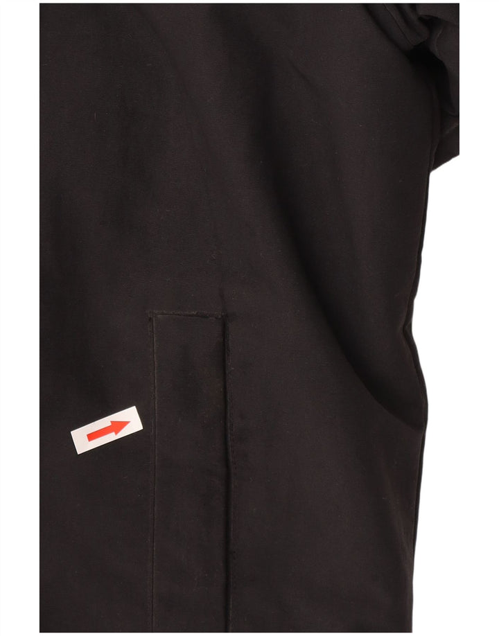 Cappotto imbottito con cappuccio da uomo Champion UK 40 Large Nero in poliammide
