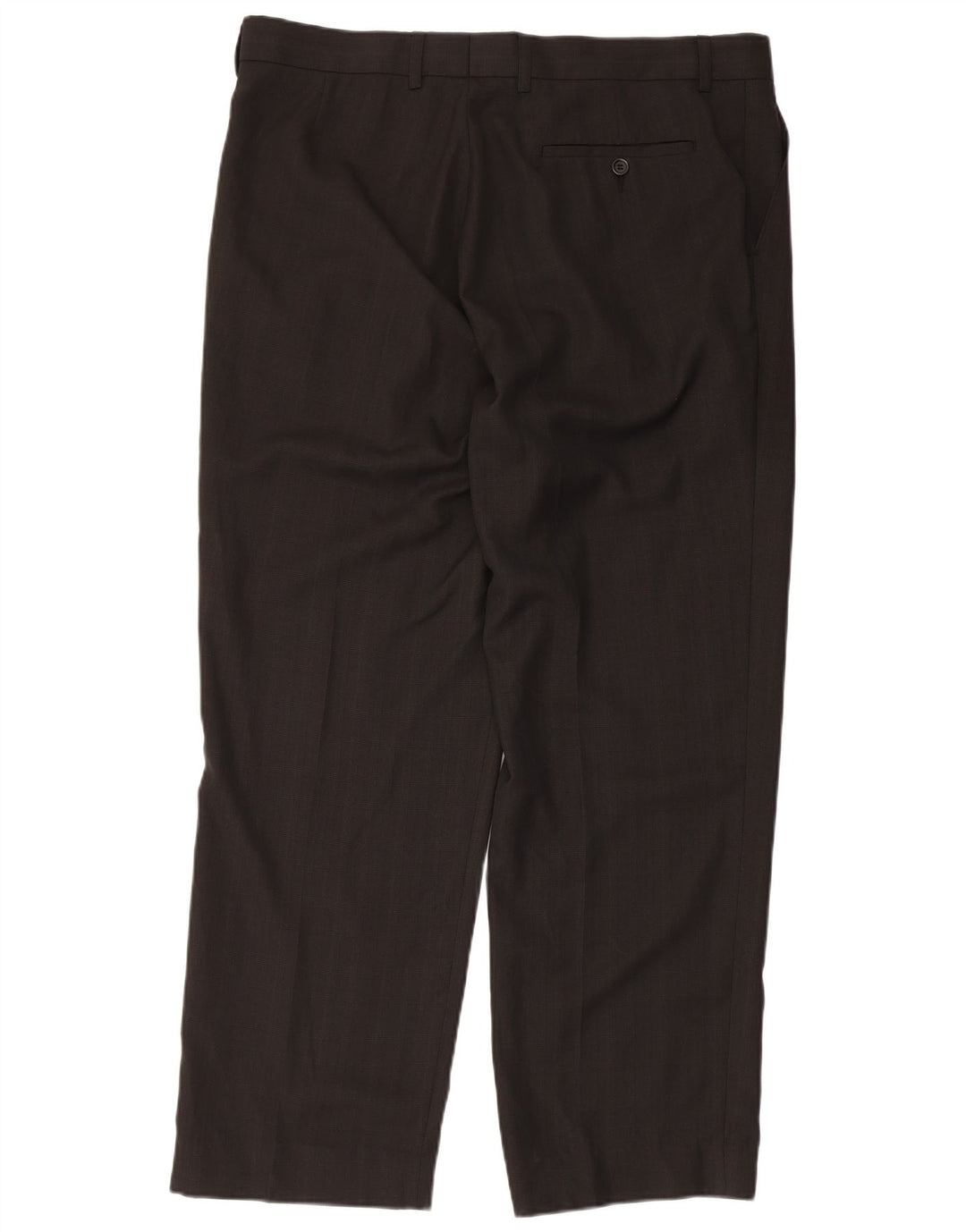 Marks & Spencer Mens Tailored Pegged Suit Trousers W38 L31 Grey Polyester