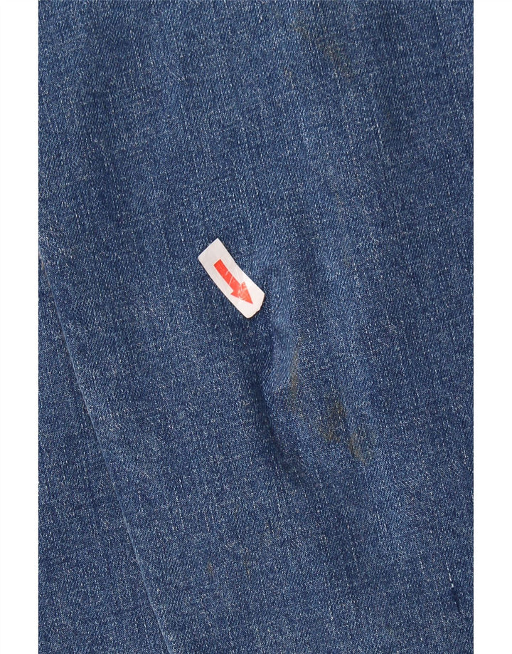 Jeans dritti da uomo WRANGLER W34 L30 cotone blu