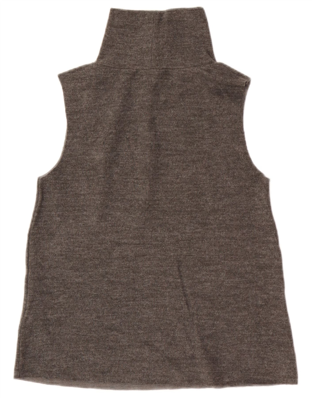 Canotta da donna Zara UK 12 in cotone grigio medio