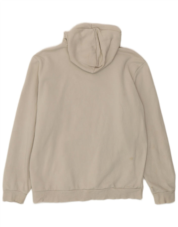 Felpa con cappuccio grafica da uomo Puma in cotone beige medio