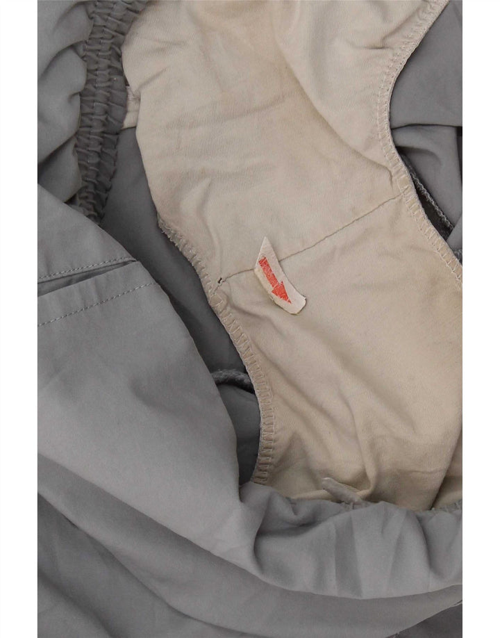 Pantaloncini sportivi da uomo Adidas piccoli in poliestere grigio