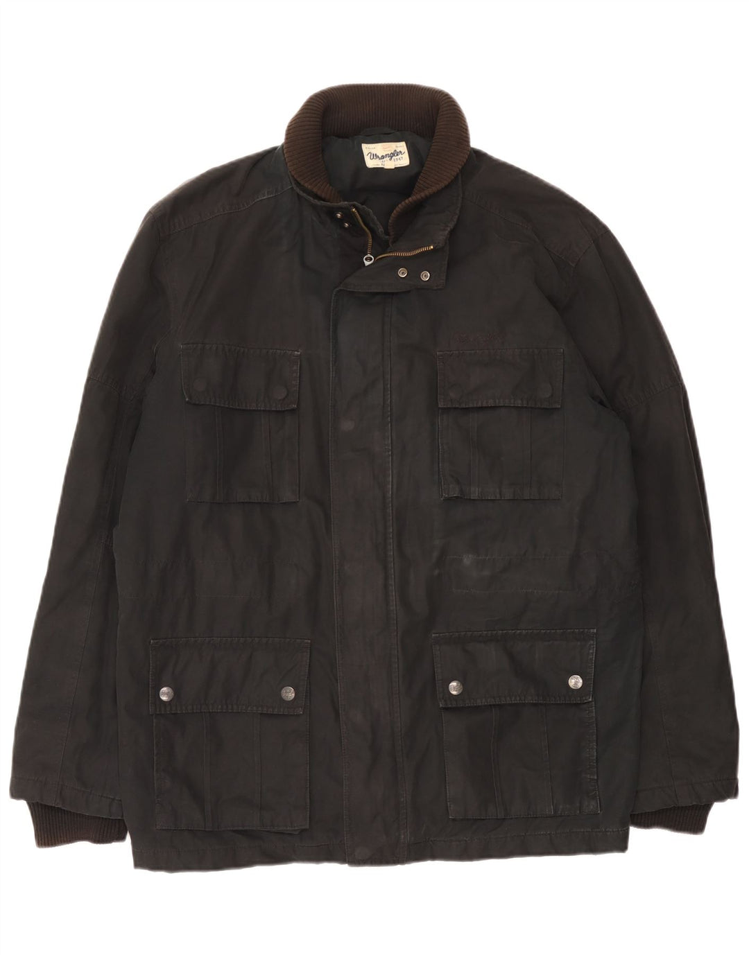 Giacca utility da uomo Wrangler UK 42 XL poliestere nero