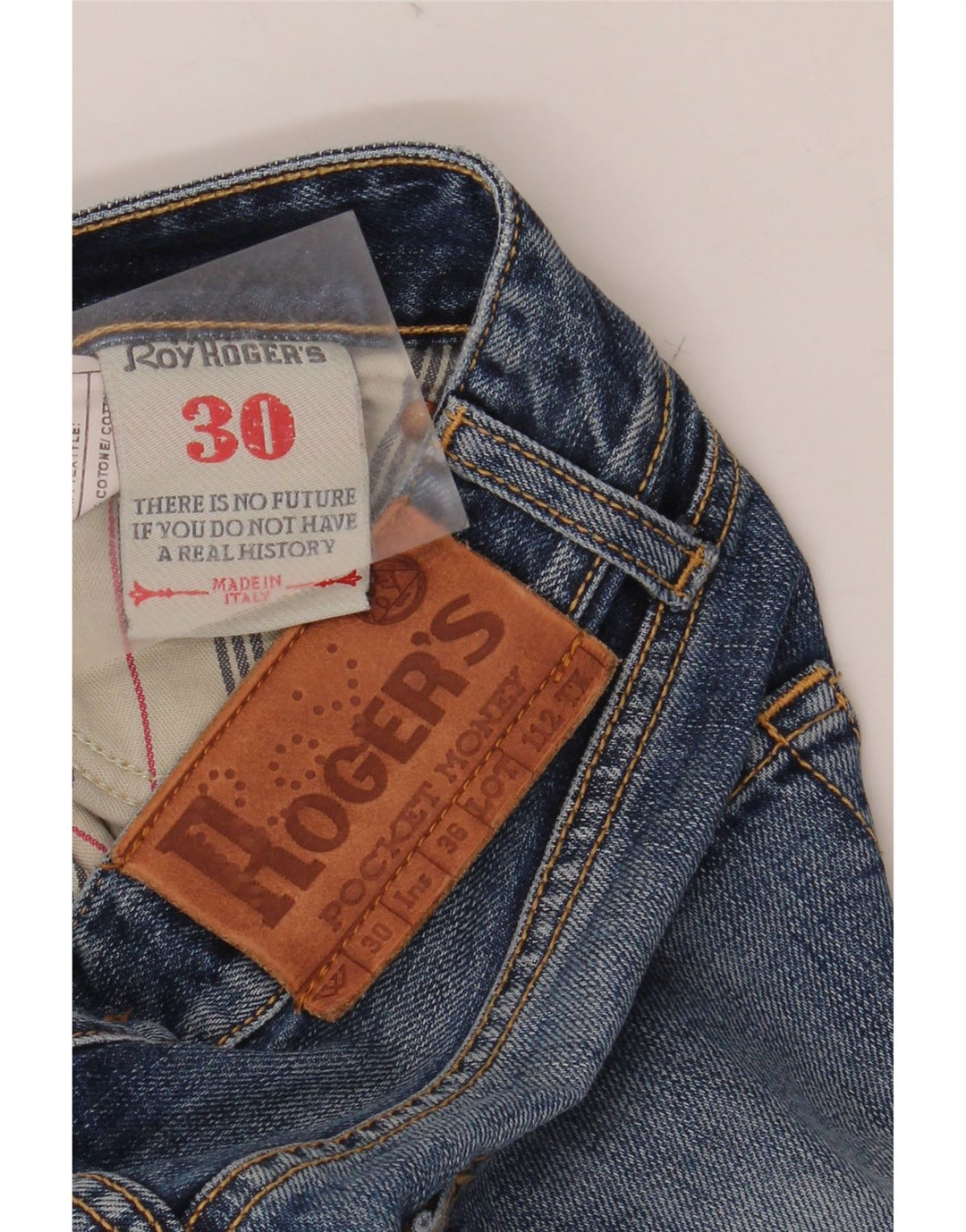 Jeans dritti da donna ROY ROGERS W30 L32 cotone blu