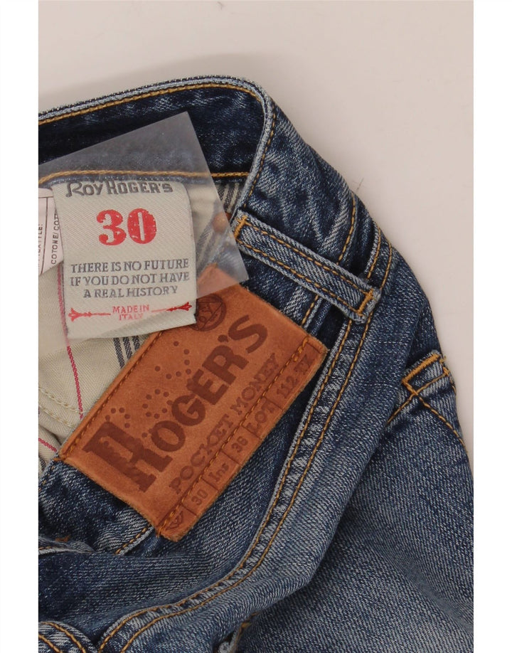 Jeans dritti da donna ROY ROGERS W30 L32 cotone blu