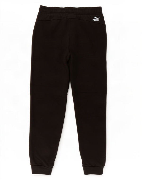 Pantaloni da tuta da uomo Puma Joggers Medium Black Cotton