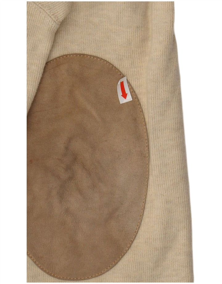 POLO RALPH LAUREN Maglione da uomo con collo a scialle beige medio screziato