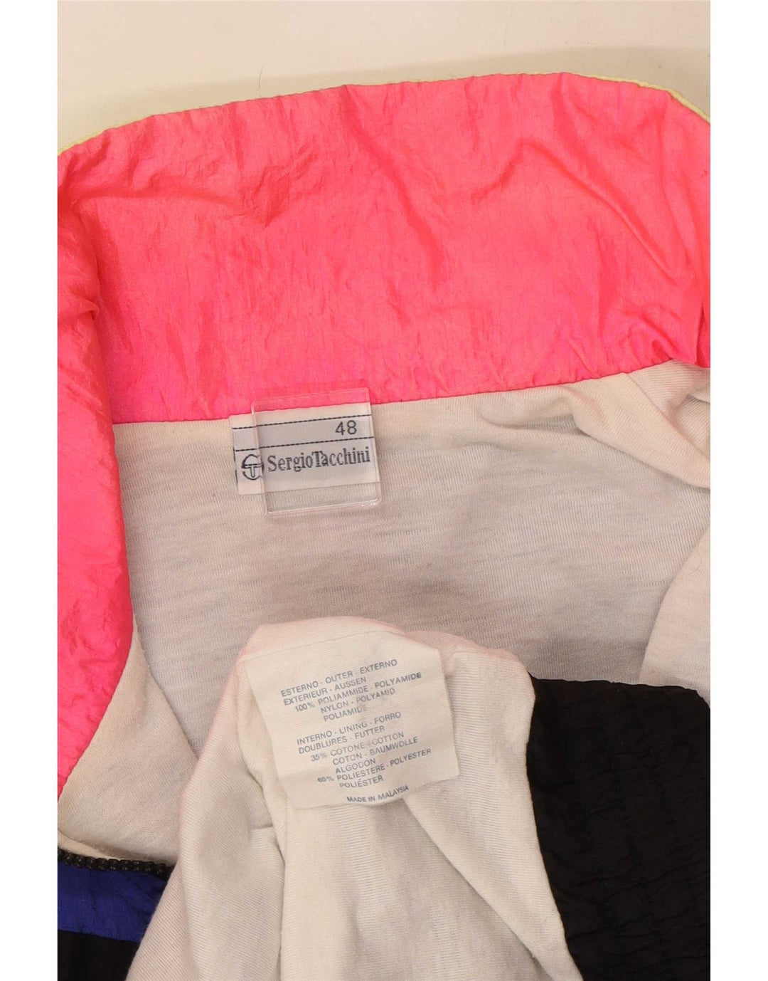 Giacca da tuta da donna Sergio Tacchini IT 48 XL Colorblock nero