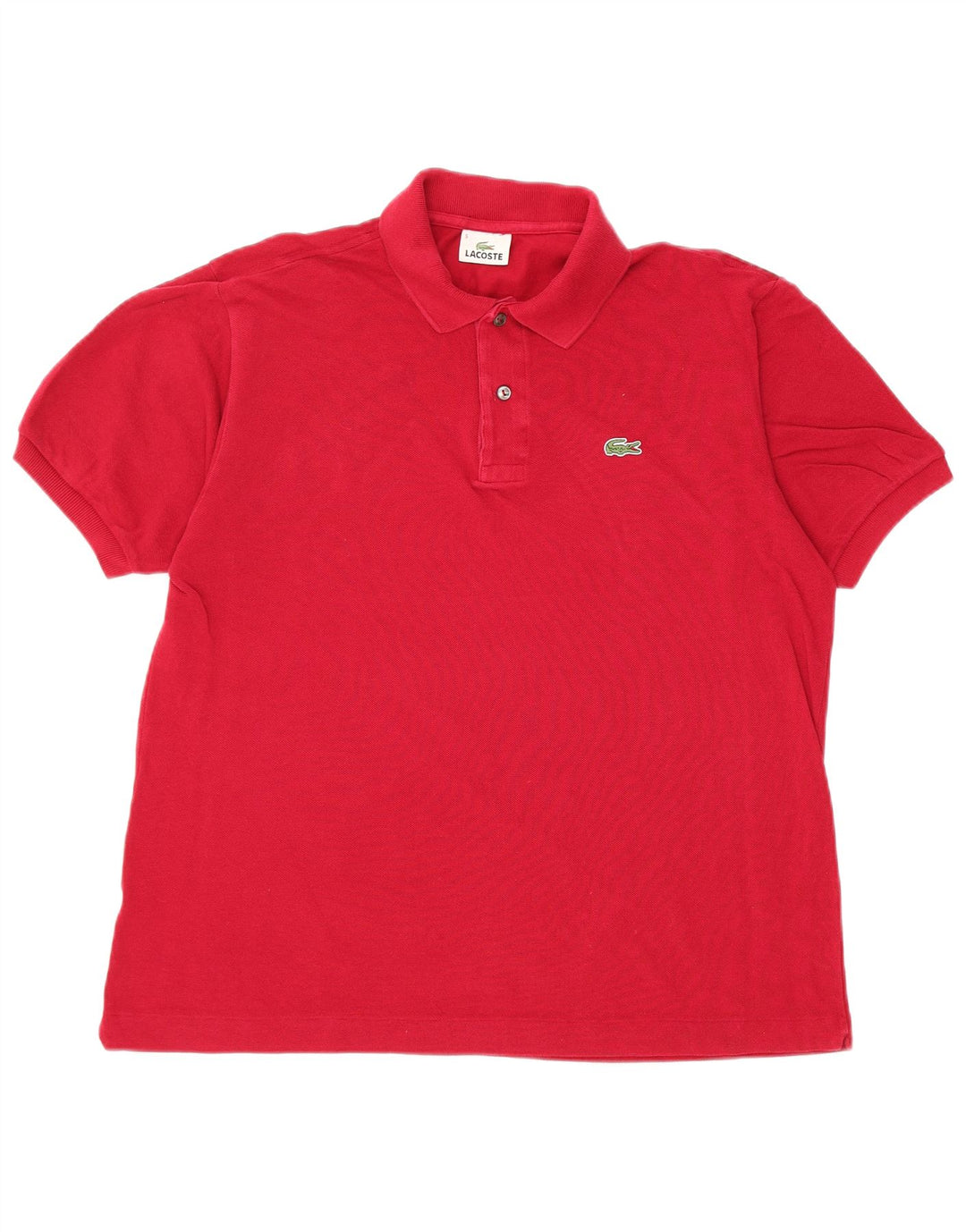 Polo da uomo LACOSTE taglia 5 grande in cotone rosso