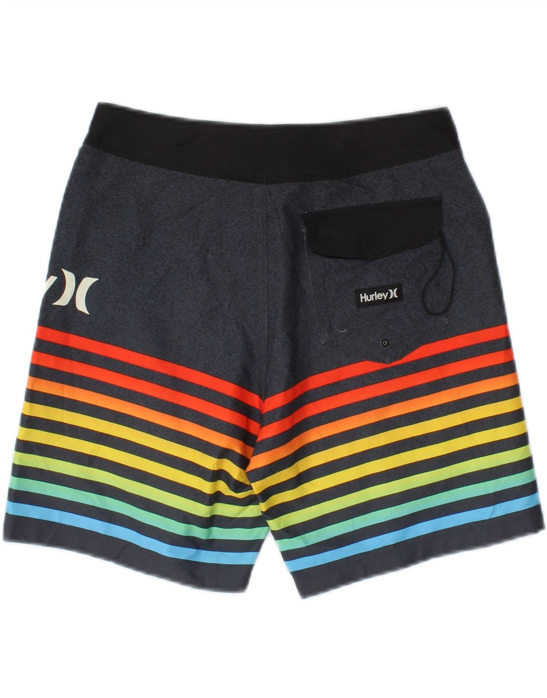 HARLEY Boys Swimming Shorts 9-10 Years  Grey Striped Vintage Harley and Second-Hand Harley from Messina Hembry 
