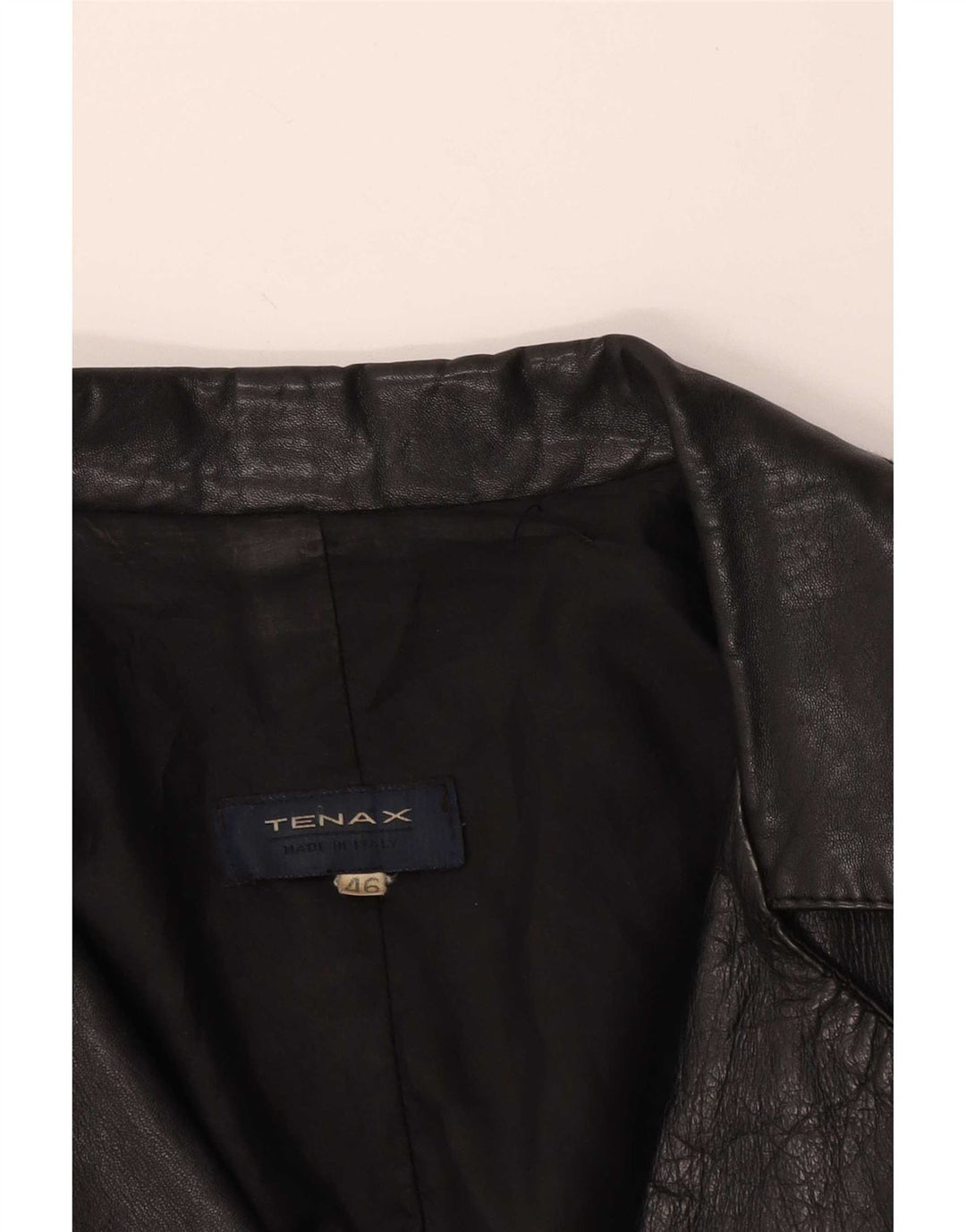 Cappotto in Pelle Donna Tenax IT 46 Large Nero