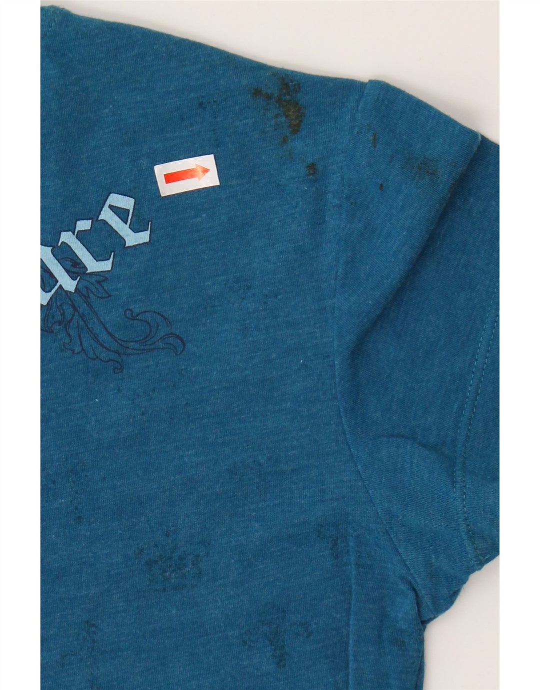 HARD ROCK CAFE T-shirt grafica da donna San Diego UK 8 piccola in cotone blu