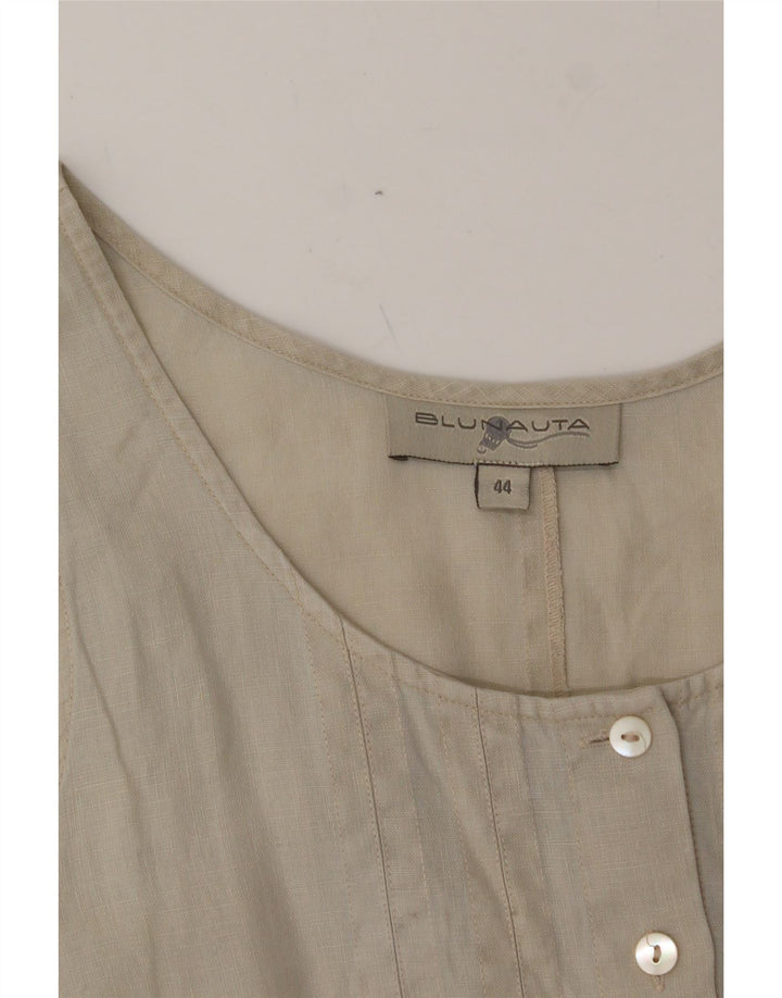 BLUNAUTA Womens Sleeveless Shirt Dress IT 44 Medium Grey Vintage Blunauta and Second-Hand Blunauta from Messina Hembry 