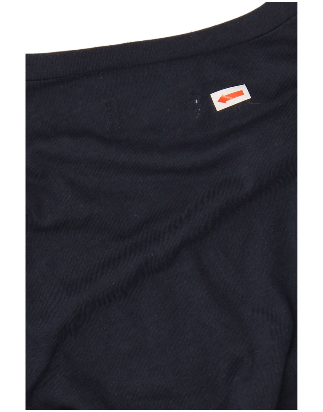 T-shirt grafica da donna HOLLISTER Top UK 6 XS blu navy cotone