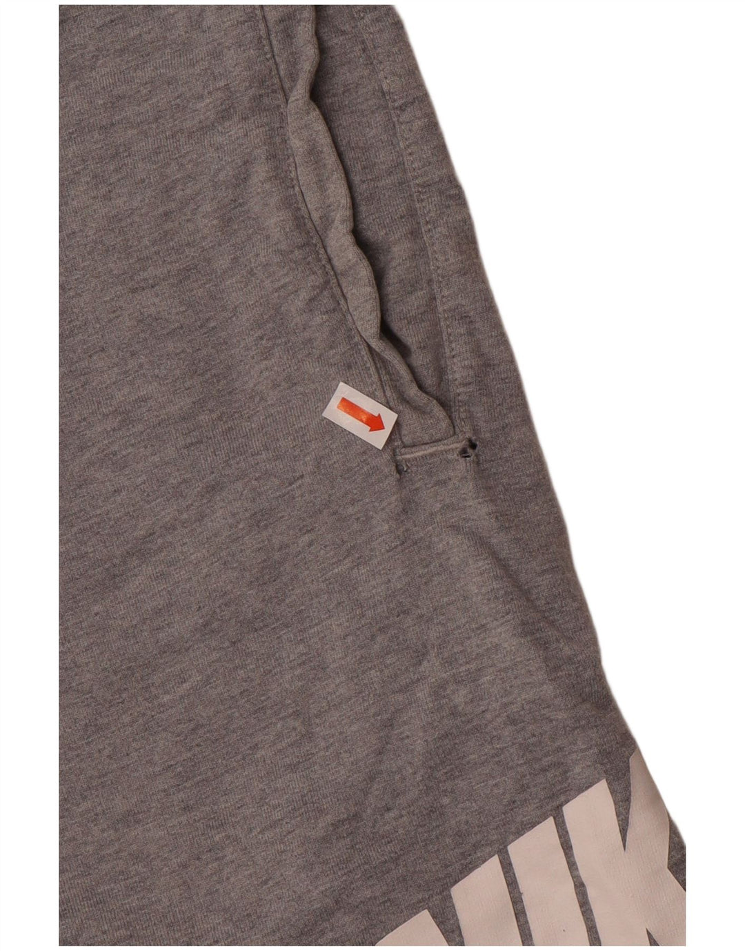 Pantaloncini sportivi Nike da uomo con grafica in cotone grigio medio
