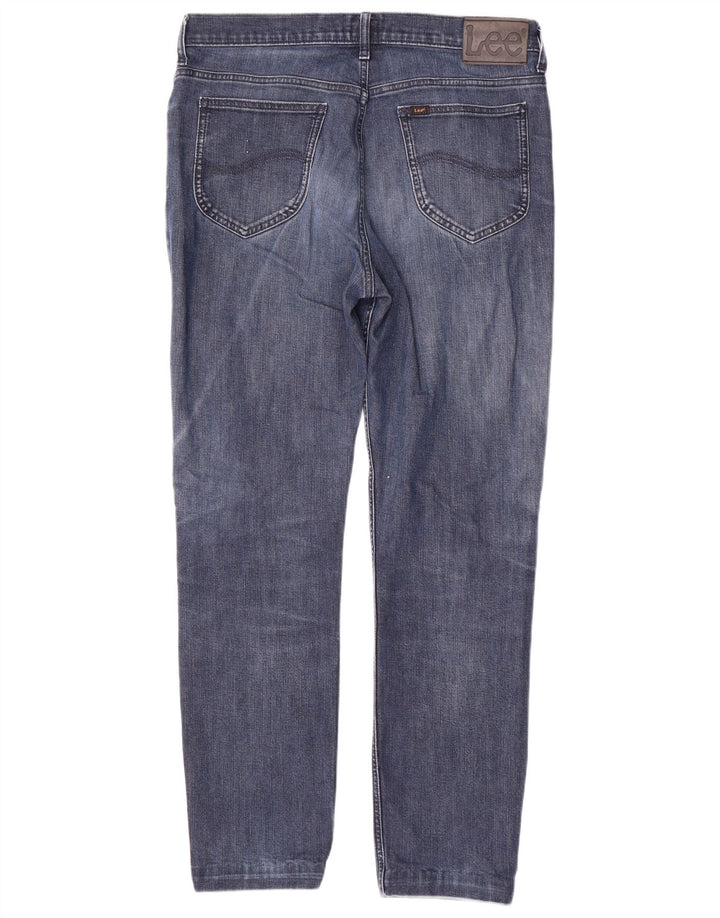 Jeans dritti da uomo Lee Rider W34 L30 in cotone blu