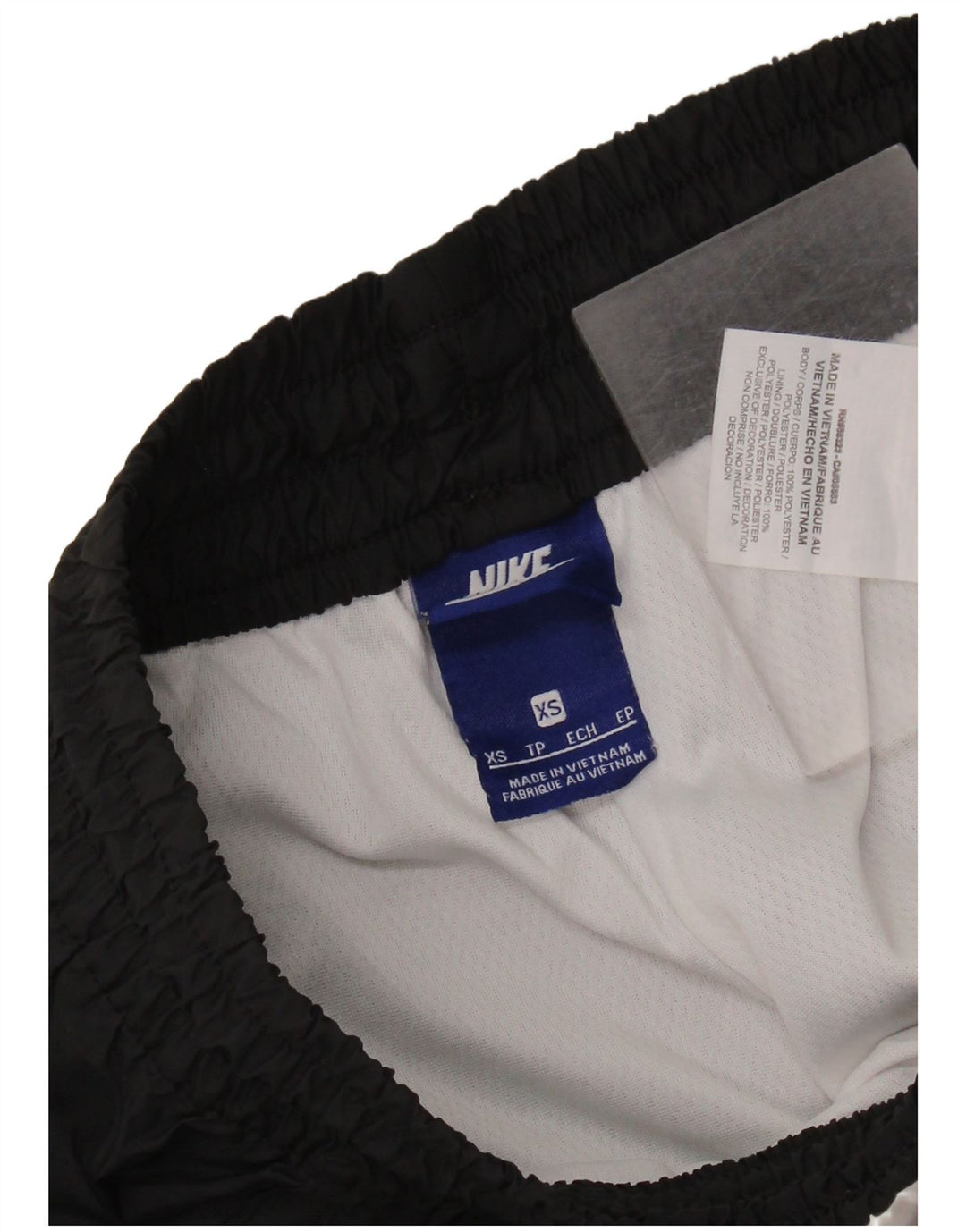 Pantaloncini sportivi da donna NIKE UK 6 XS Poliestere color block nero