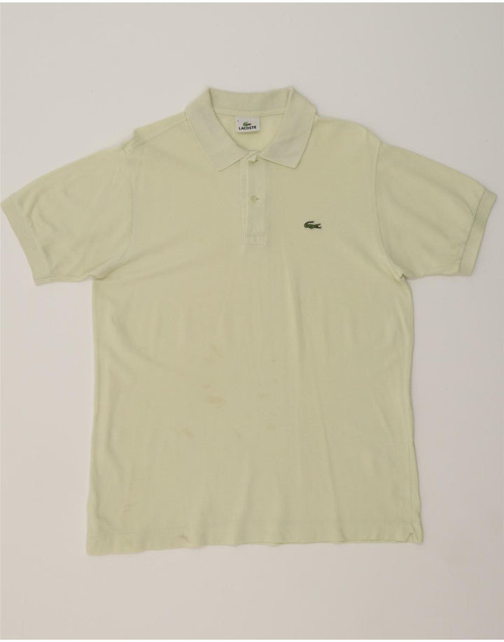 LACOSTE Mens Polo Shirt Size 4 Medium Green Cotton Vintage Lacoste and Second-Hand Lacoste from Messina Hembry 