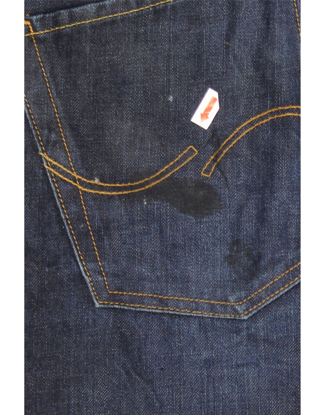 Jack & Jones Uomo Tim Slim Jeans W32 L32 Cotone Blu Navy