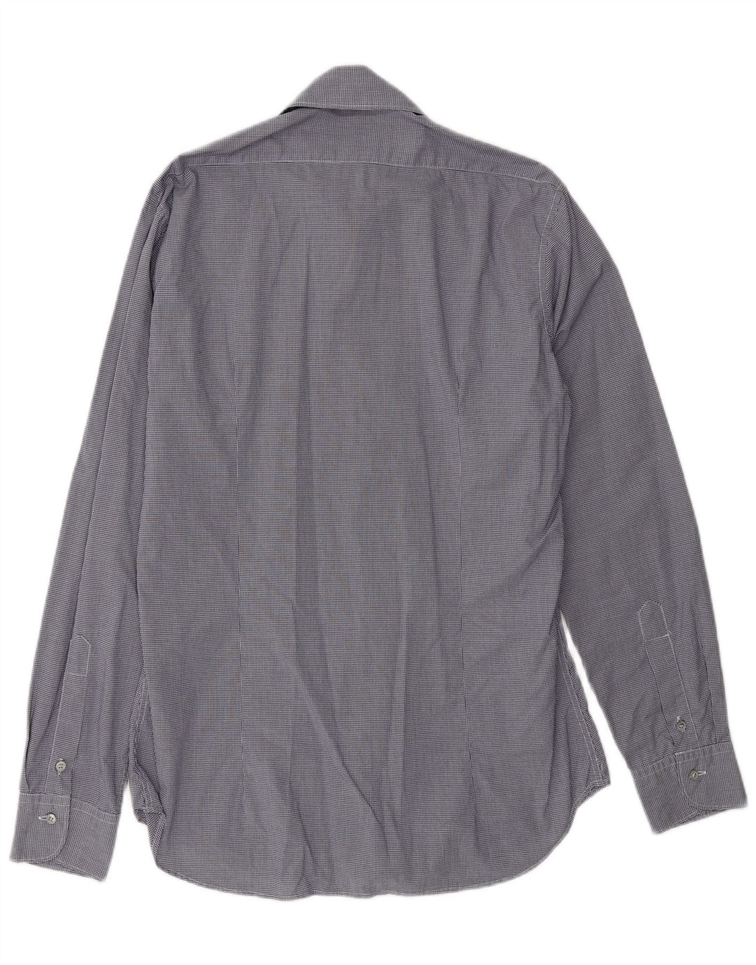 Camicia da uomo SIVIGLIA taglia 40 15 3/4 percalle medio blu navy
