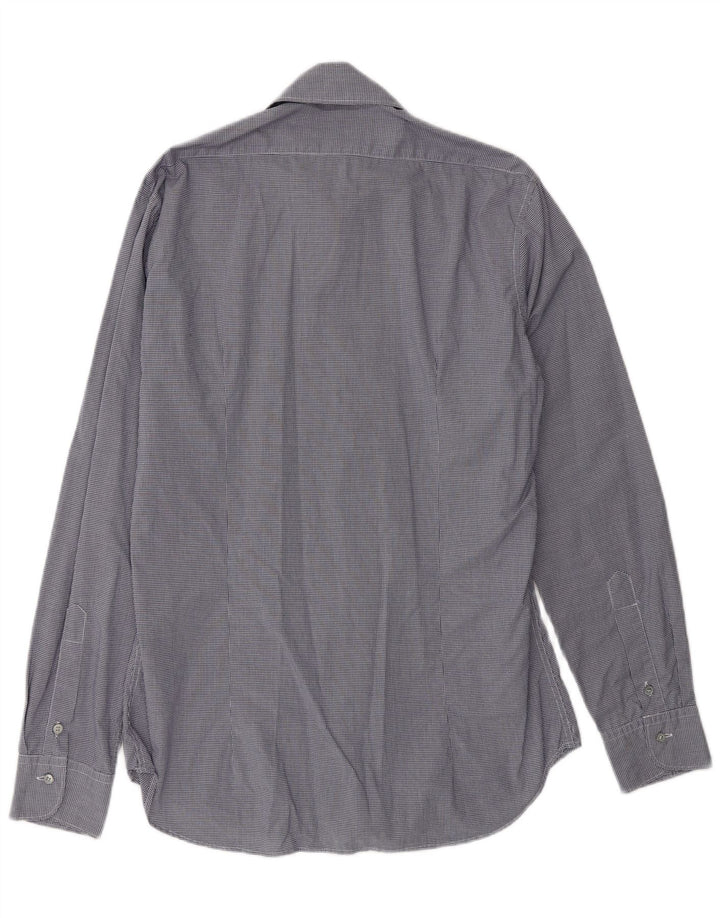 Camicia da uomo SIVIGLIA taglia 40 15 3/4 percalle medio blu navy